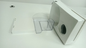 220V thực phẩm điện <span class=keywords><strong>Slicer</strong></span> cho hộ gia đình sử dụng mỏng để dày slicing gấp lên thiết kế với nút an toàn - Product Image 4