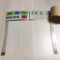 Keypad & Keyboard Membran Panel Tactile Metal Dome Membrane Switch Keypad Perekat 3M Bahan PC/PET 10000 Mekanis