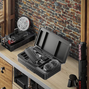 Microphone cravate omnidirectionnel sans fil Ulanzi A100 28, portée de transmission de 20 m pour les interviews de rue, l'<span class=keywords><strong>enregistrement</strong></span> de vidéos musicales - Product Image 3