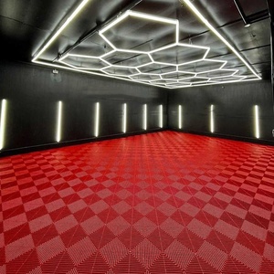 Luz de techo hexagonal LED de alto rendimiento, Venta caliente de fábrica, emisión de blanco frío para uso en taller, característica impermeable - Product Image 3