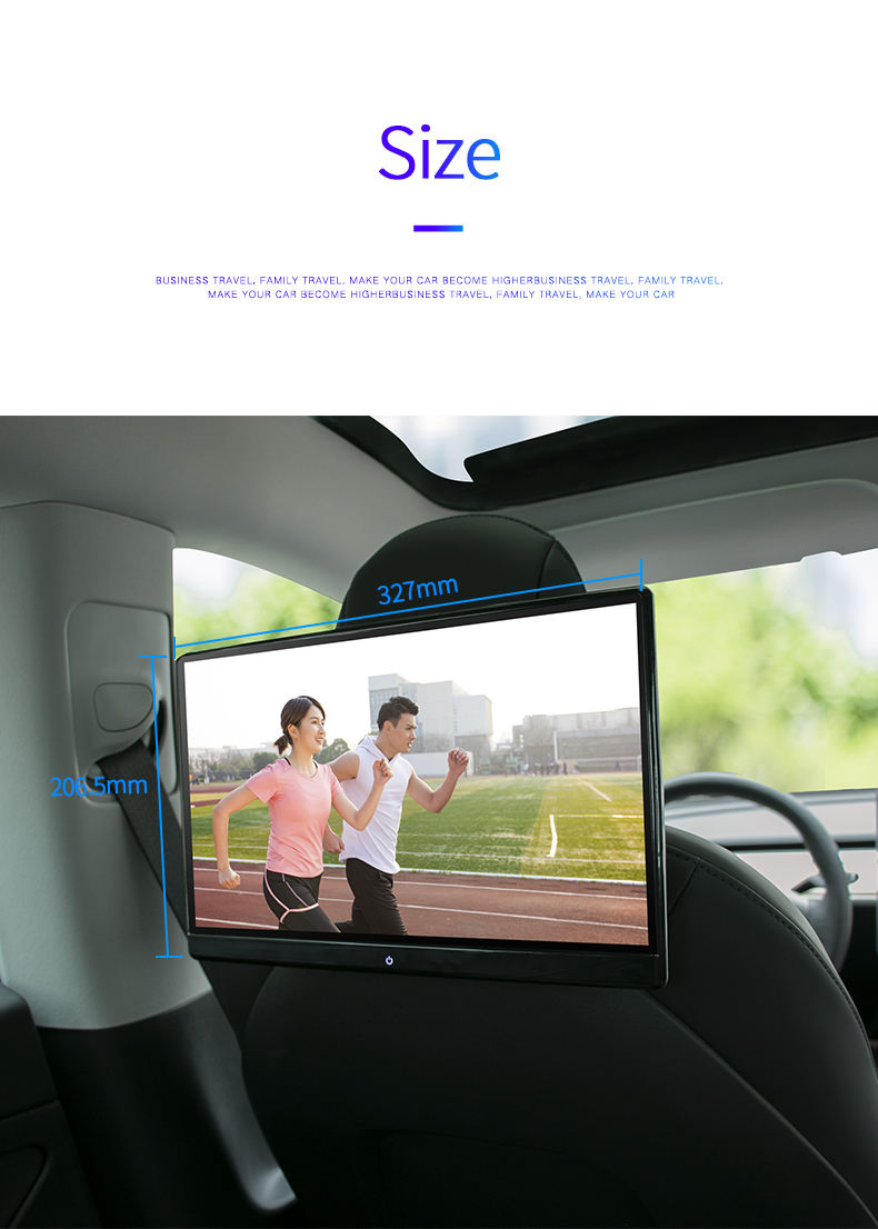 車のヘッドレスト TV モニター ヘッドレスト モニター 13 インチ IPS