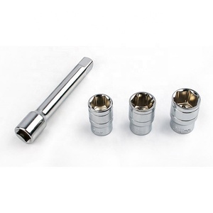 Jeu de clés dynamométriques 5 pièces 1/2" 28-210 Nm 10-150 FT.LB avec rallonge et douilles plates, kit d'outils de réparation automobile 5 pièces 1/2 pouce - Product Image 5