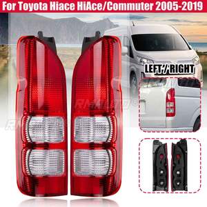 Feu arrière gauche/droit sans faisceau de câblage, ampoule de frein et de marche arrière pour Toyota Hiace Commuter 2005-2019 - Product Image 1