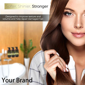 Vente en gros d'usine, revitalisant naturel biologique en vrac pour cheveux secs, OEM personnalisé, contenant de l'huile d'argan/keratine, hydratant et lissant - Product Image 4