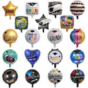 毕业 2020 礼物祝贺毕业生箔氦气气球本科毕业帽子派对装饰气球