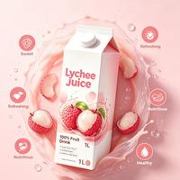 OEM Groothandel Exotische Tropische Fruit Frisdrank Bloemige Honingzoete Lychee Sap Kant-en-klare Dranken