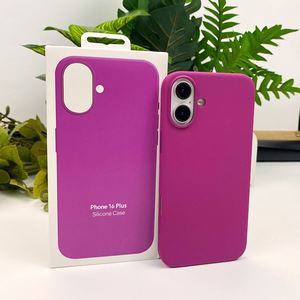 Coque de téléphone magnétique en silicone liquide souple d'origine pour iPhone 17 16 15 16e 14 13 12 Pro Max avec logo - Product Image 5