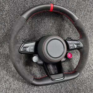 Assemblage de volant en cuir de Fiber de carbone de haute qualité pour Volkswagen <span class=keywords><strong>Golf</strong></span> <span class=keywords><strong>7</strong></span> MK7 GTI GTS POLO <span class=keywords><strong>GTD</strong></span> <span class=keywords><strong>accessoire</strong></span> de voiture modifié - Product Image 4