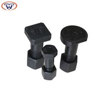 Boulons et écrous pour chenilles d'excavatrice JCB, référence 6V8360-3K9770-Track-Bolt-Plow-Bolt-And-Nut-Segment