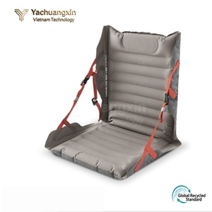 Silla Inflable para Camping con Reposapiés, Verde, PVC/Nylon, Portátil, Plegable, Cojín de Aire para Camping y Playa - Product Image 6