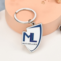 Großhandel Maßgefertigte Metall-Emaille-Schlüsselanhänger Markenlogo Kunstbuchstaben-Logo-Design Schlüsselring Schlüsselanhänger für Firmen-Werbegeschenke