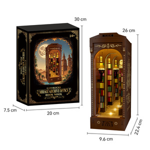 Popular Sujetalibros de la Biblioteca Fantasma, Modelo de Ladrillos Pequeños, Bloques de Construcción Creativos, Decoración de Escritorio, Regalo Conmemorativo Escolar, Juguete - Product Image 6