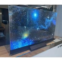 Affichage numérique OLED transparent HD tactile ultra-fin de 55 pouces haute résolution pour les magasins de détail, les centres commerciaux et les ascenseurs