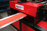 Machine de formage à rouleaux pour connecteurs flexibles de ventilation MYT, systèmes CVC, extraction de poussière