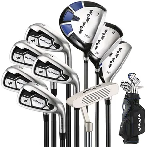 Set di vendita calda di 9 mazze da Golf personalizzate in legno di ferro con cuneo per Putter Club di Golf Set completo