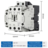 Contacteur CA modulaire SPX S-T 3 pôles 3 phases 40A 35A 60A à commande manuelle 2NO + 2NC 110V 220V 380V 415V 50/60Hz Industriel