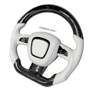 Volant en fibre de carbone à LED, directement de l'usine, compatible avec <span class=keywords><strong>Audi</strong></span> C7 A3 A4 A5 A6 B7 8V B9 S3 S4 S5 RS3 RS4 RS5 <span class=keywords><strong>RS6</strong></span> RS7 C8 Q5 Q7 - Product Image 4