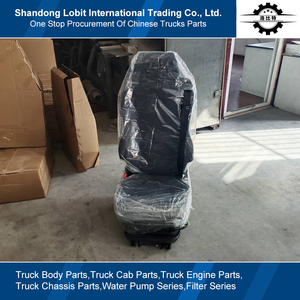 Siège conducteur Sinotruk pour Sinotruk HOWO A7 TX TH7 T5G TX SITRAK C7H HOHAN NJ17 V7G Camion Suspension pneumatique à double verrouillage Siège gauche - Product Image 4