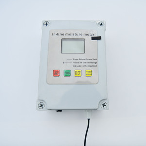 HZX200 Online nem ölçer 5-90% aralığı otomatik sıcaklık telafisi LCD ekran 0.5% tahıl talaş çeltik için doğruluk - Product Image 1