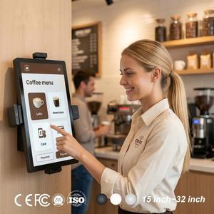 Kiosco de Autoservicio con Pantalla Táctil Interactiva Android de 32 Pulgadas para Montaje en Pared, para Supermercados, Restaurantes y Hoteles, con Sistema de Pago y Pedidos, MSR y NFC - Product Image 2
