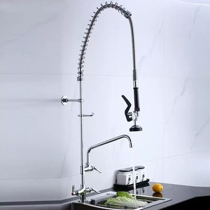 Оптовая Продажа с фабрики, современный пружинный кухонный смеситель высокого давления, многофункциональный распылитель, смеситель для раковины, латунный Смеситель для катушки - Product Image 2