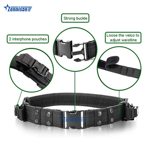 ゼニソンカスタムロゴタクティカルベスト通気性ブラックトレーニングアウターウェアジッパー開閉式耐久性デザイン - Product Image 3