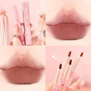 Oem批发MINSHZEE超细扭结唇线铅笔精确轮廓天鹅绒哑光丰满素食唇线 - Product Image 4