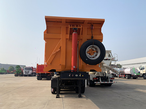 Truckpillar Semirremolque de Acero Personalizable de Alta Eficiencia con 4 Ejes y Volteo Trasero, Suspensión Hidráulica de Alta Resistencia, 42cbm - Product Image 5