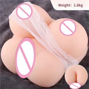 <span class=keywords><strong>Masturbateur</strong></span> masculin TPE avec <span class=keywords><strong>buste</strong></span> et hanches féminines, 1,8 kg, double canal, jouet pour adultes, vente en gros, OEM, emballage discret pour la vente au détail - Product Image 1