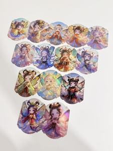 Tarjeta Fotográfica Acrílica OEM de Alta Calidad, Personalizada con Holograma de Anime, <span class=keywords><strong>Detalles</strong></span> en Lámina Fría, Estampado de Dibujos Animados, Etiqueta Personalizada - Product Image 4