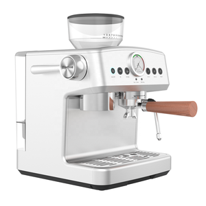 เครื่องชงกาแฟเอสเพรสโซกึ่งอัตโนมัติสำหรับโรงแรมและใช้ในบ้าน พร้อมเครื่องบดกาแฟในตัว แรงดันสูง 20 บาร์ แบบตั้งโปรแกรมได้ มาตรฐานยุโรป - Product Image 6