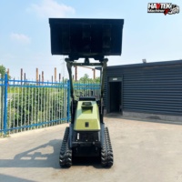 Chargeuse compacte sur chenilles V1000 robuste pour le déneigement des boues et l'entretien des terres agricoles