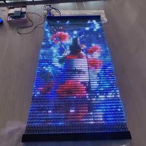 P1531 1*1.9M VividSky <b>LED</b> Flying Sky Textile Display Screen + Outdoor Advertising Full Color Flag Display (No <b>Battery</b>) - Product Image 2