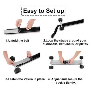 <span class=keywords><strong>Cintura</strong></span> per Ponte dell'Anca Regolabile per Allenamento Glutei, Attrezzatura per Palestra Domestica, per Uomini e Donne - Product Image 3