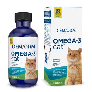 Olio di salmone selvatico Alaskan per cani e gatti olio di salmone per animali domestici olio di salmone Omega-3 integratore - Product Image 1