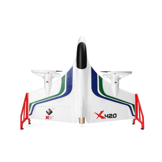 2022 Wltoys XK X420 Airplane Brushless Motor Vertical Take-Off Led Light Rc Glider Fixed Wing Rc Plane Planes Electric Aircraft
