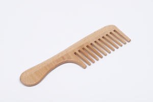 Sisir Rambut Kayu Alami Berbagai Ukuran Anti Statis Aroma Kayu Cendana Bambu Sisir Kayu Penyisir Rambut - Product Image 4