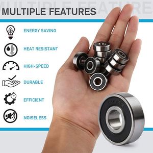 Rodamiento de Bolas de Ranura Profunda de Alta Precisión, Silencioso y Suave, Mini Rodamiento 8*22*7mm 608 2RS para Patineta con Bajo Nivel de Ruido - Product Image 4