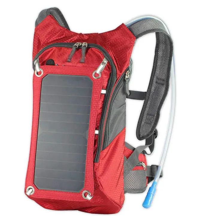Sac à dos étanche à eau sac d'hydratation sport de plein air vélo randonnée sac à dos d'hydratation solaire