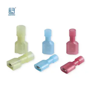 MDFN FDFN Nylon Electrical Insert Spade Terminals Insulated Crimp Terminals Male Female Quick Disconnect Lugs