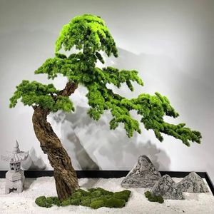 مجموعة كبيرة داخلية/خارجية من بونساي الاصطناعي ديكور أنيق محاكاة بلاستيكية زهور زينة جدارية - Product Image 3