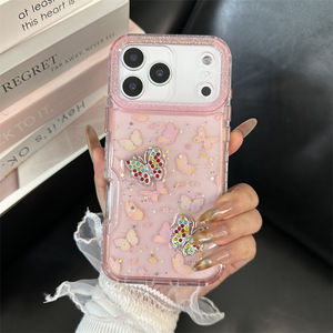 Design de luxe beaux accessoires de poupée pour filles couverture de téléphone antichoc pour iPhone 17 PRO MAX - Product Image 3