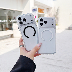 เคสใสกันเหลือง รองรับการชาร์จไร้สายแบบแม่เหล็ก ป้องกันการกระแทก สำหรับ iPhone 17 <span class=keywords><strong>Promax</strong></span> <span class=keywords><strong>14</strong></span> 15 16 เคสโทรศัพท์แม่เหล็กหลากสี - Product Image 6