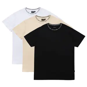 사용자 정의 블랙 T 셔츠, 저렴한 도매 힙합 T 셔츠 대량