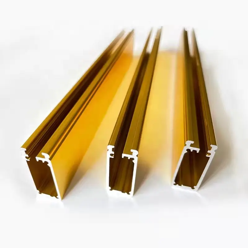 Chinese factories wholesale cheaply Aluminum Extrusion Led Profile Led Light Raw Materials Gold Aluminum Housing