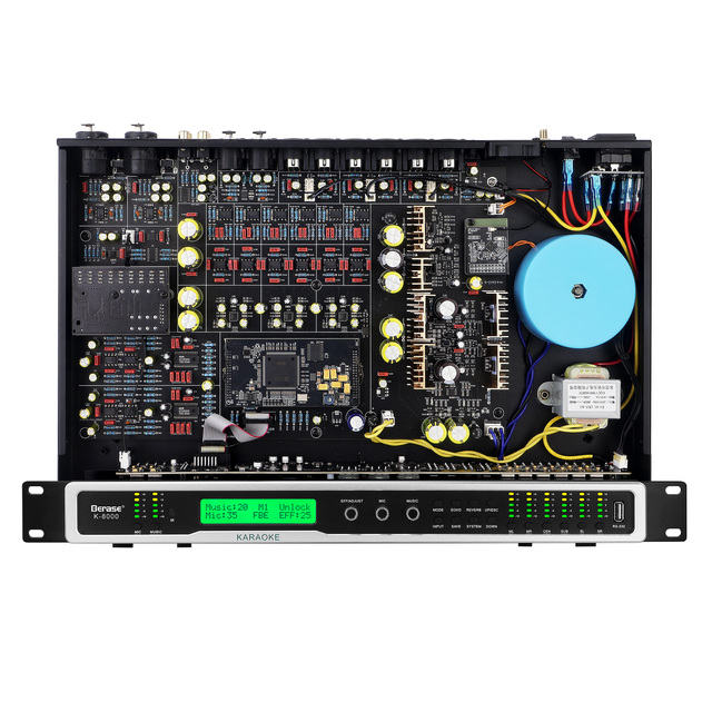 K-8000 High Quality Professional Digital Karaoke Audio Effect Processor Built in 5.0 BT VOD Infrared Port for Party