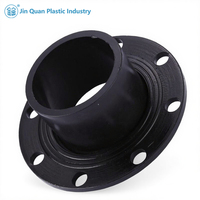 SDR11 PN16 PE100 HDPE Embout de bride de tuyau DN1200 DN1000 DN800 DN630 pour eau gaz 1 pièce