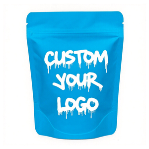 Foil Laminated Plastic Resealable Ziplock Bags <strong>Exit</strong> Edibles Packaging Smell Proof Candy Gummies 3.5g Mylar Bags Custom Printed - Product Image 1