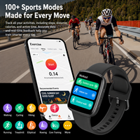 V2 Pro Smart GPS-Uhr, AMOLED-Bildschirm, 7-Tage-Akku, Bluetooth-Anrufe, Herzfrequenz- und SpO2-Messung, Schlafüberwachung, Sportmodi, 3ATM