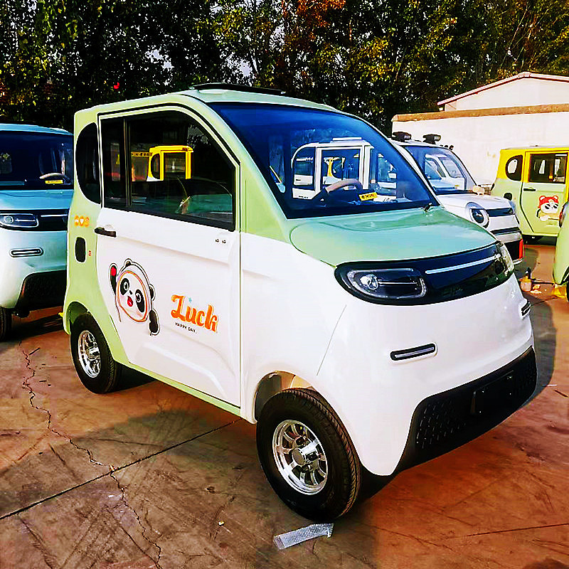 New Arrival Mini 4 Wheel EV Electric Vehicle 4 Seater Chinese Small Mini Electric Car for Adults